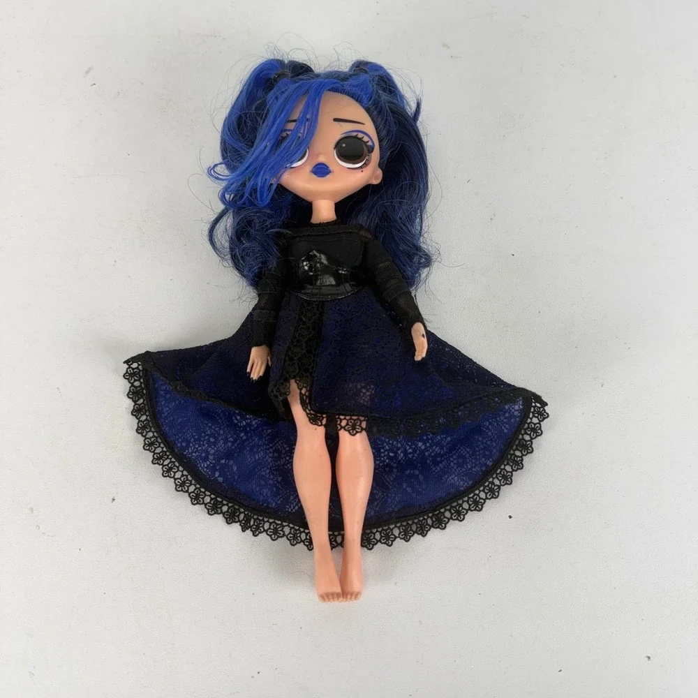 L.O.L. Surprise! OMG Moonlight B.B. Fashion Doll Blue Hair Lace Dress MGA 2019